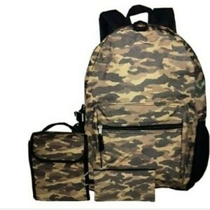 Fab NY Backpack Star Point Brown Camo Kid Boys
